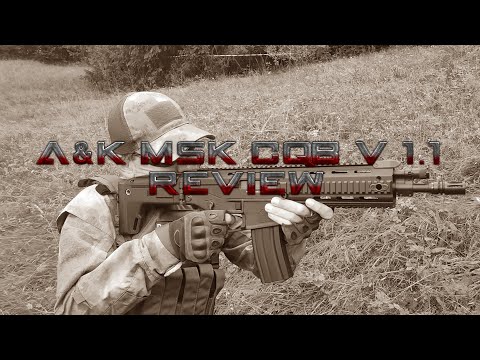 A&K MSK CQB V 1.1 Review - powered by Airsoft Team Raptor
