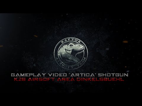 Gameplay "Artica" mit seiner Shotgun - K2B Airsoft Area Dinkelsbühl