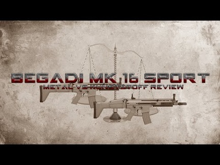 BEGADI MK 16 SPORT S-AEG ABS VS METAL Review powered by Airsoft Team Raptor